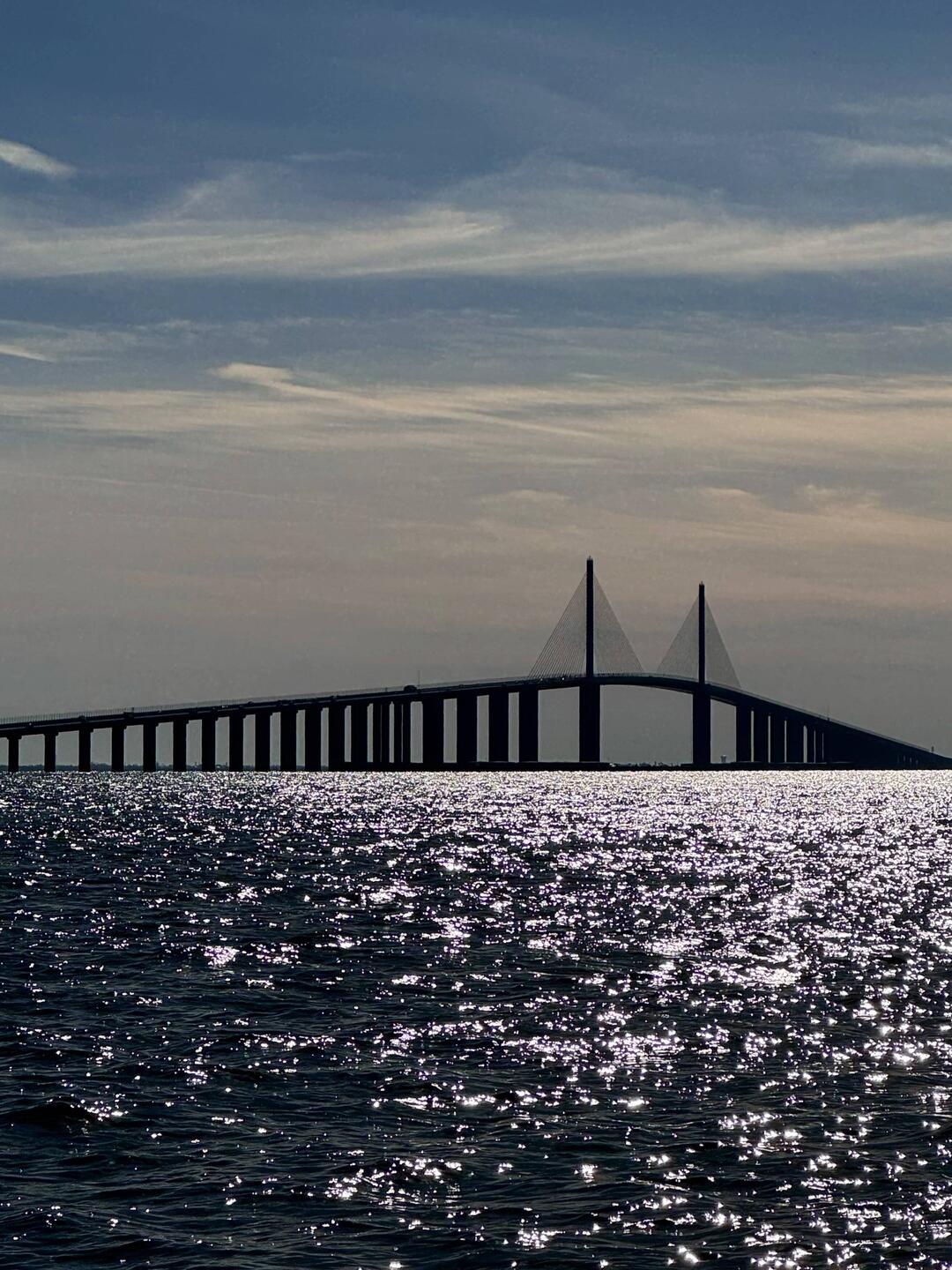 Passing the Skyway this morning