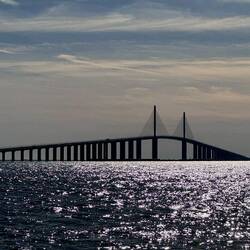 Passing the Skyway this morning