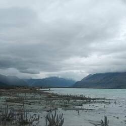 Aoraki in den Wolken