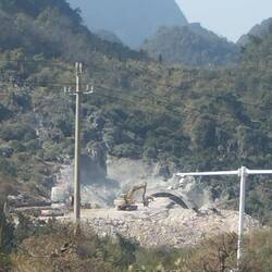 A tunnel in construction for a new motor way