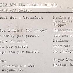 In an attempt to sow division, different ethnic groups were given different amounts of food.