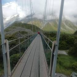 2. Hängebrücke (von 3 Brücken)