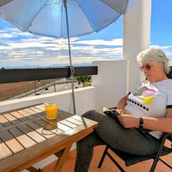 Sonnenschirm muß sein👍