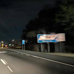 Appropriate that this pic is so blurry. Definitely how we felt rolling into Chatt 16 hours later.