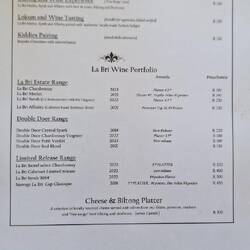 A pricier wine tasting at £5.32, it was probably the posh chocolates that bumped the price up.