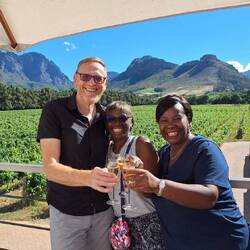 Our final glass of the day, thankfully I survived.