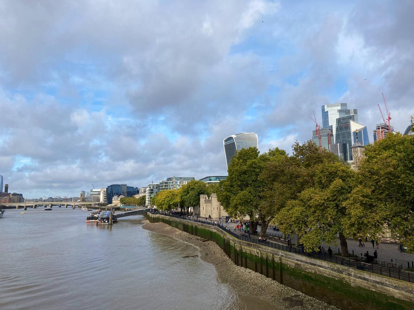 Blick über die Themse