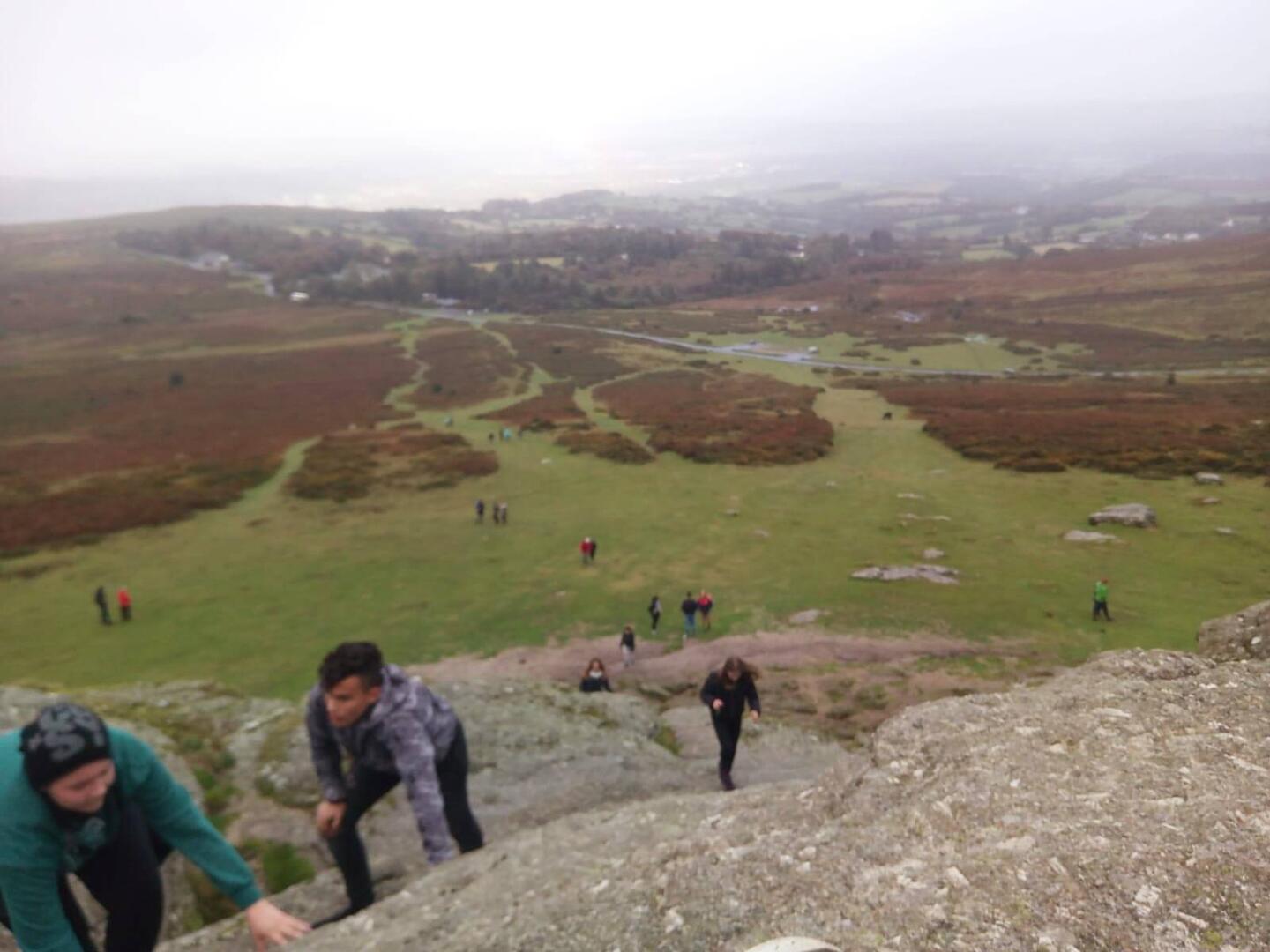 Die SuS erklimmen den Gipfel