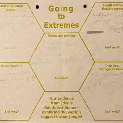 Arbeitsblatt vom Workshop (keine Ahnung, was da oben rechts passiert ist 😅)