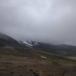 Der höchste Pass ist im Nebel