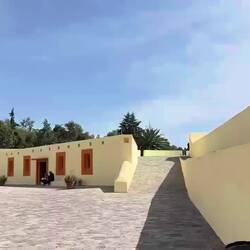 Fort innen - mit dem Museumsgebäude