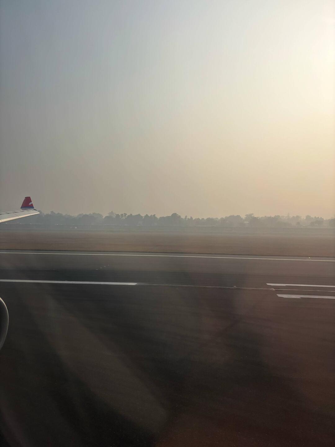 Landung in Neu-Delhi und kaum etwas zu sehen 🌫️