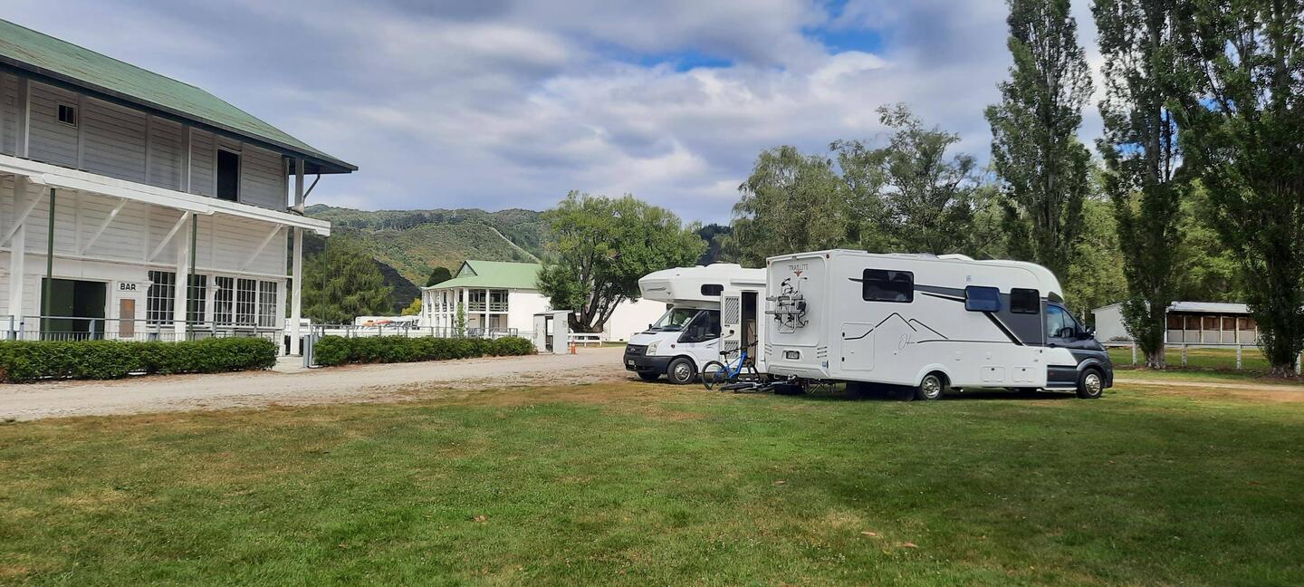 Reefton Racecourse for the next 2 nights