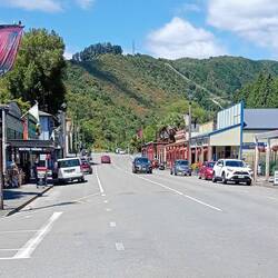 Main street Reefton. Beautiful little country town.