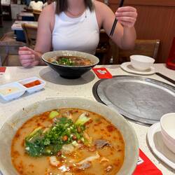 Typische chinesische Suppe