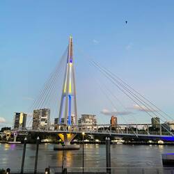 Die Fussgängerbrücke wurde erst im Dezember 2024 eröffnet