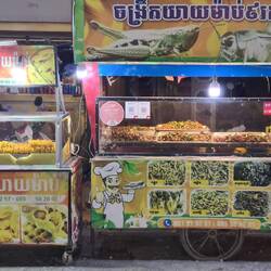 Hier gibt es auch Insekten Gerichte zur Auswahl