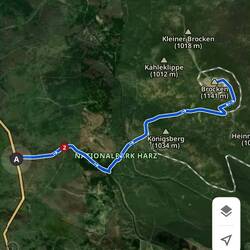 Eine Strecke 7,2 km bei 320 Höhenmetern