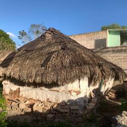 One of the few pucka 'Mayan' style houses still here.