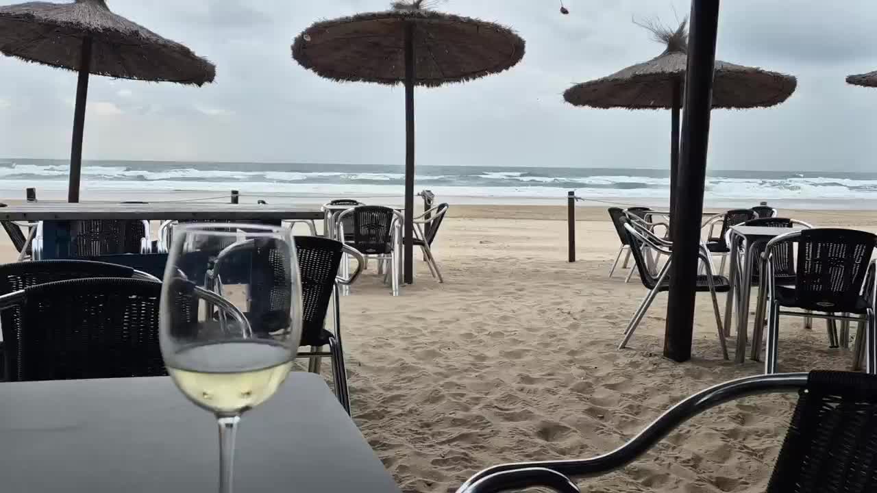 Auch bei diesem Wetter hat die Standbar was