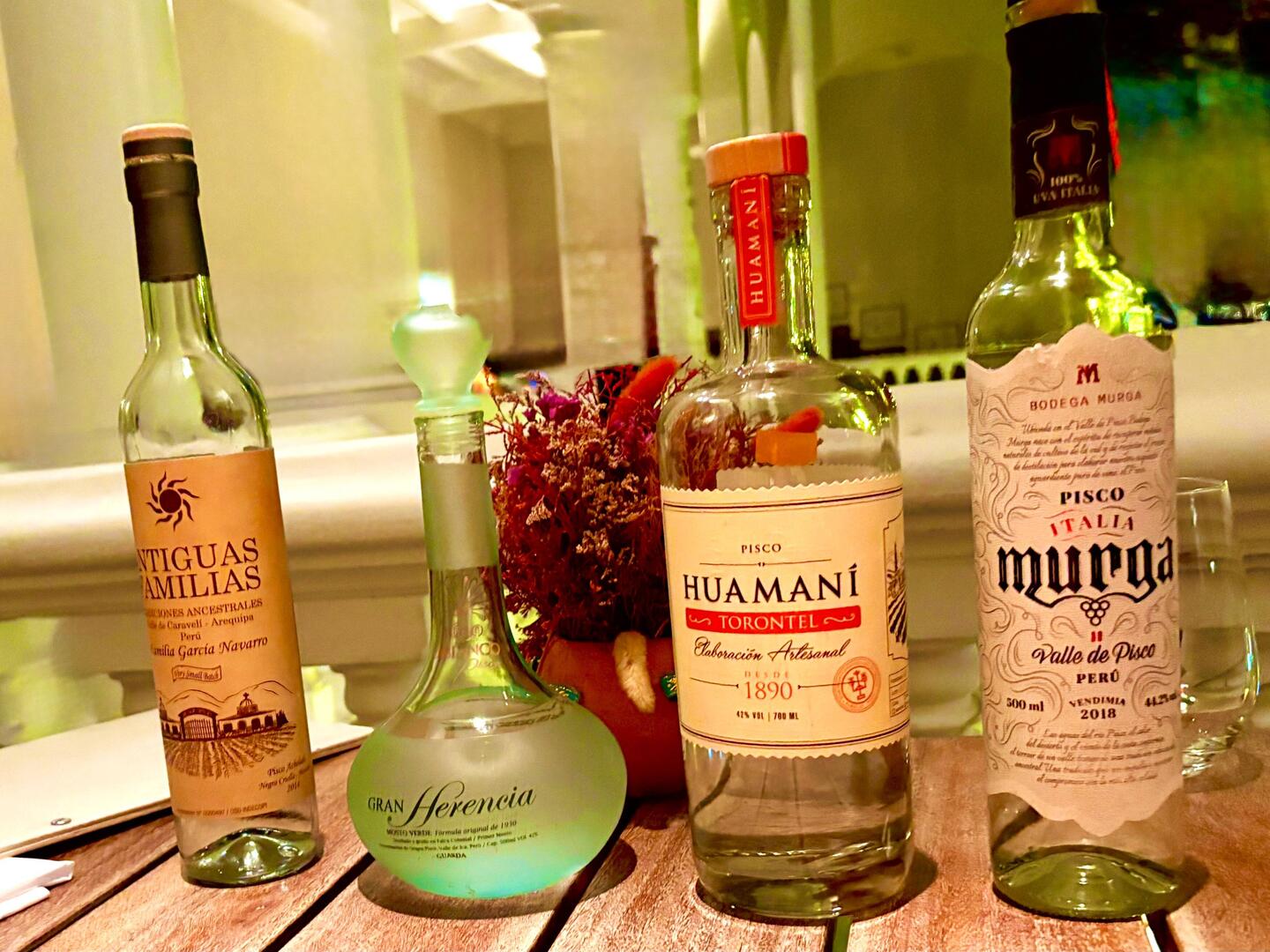 Pisco tasting