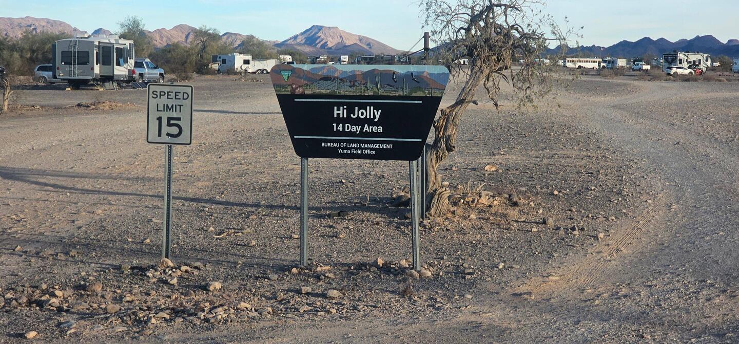 HiJolly BLM land...free camping