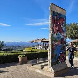 Actual piece of Berlin Wall. Tear down this wall !