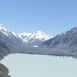 Tasman meer + gletsjer