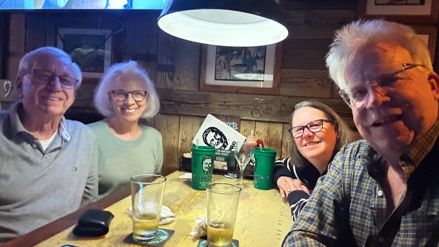 Great dinner with Rosalee & Steve