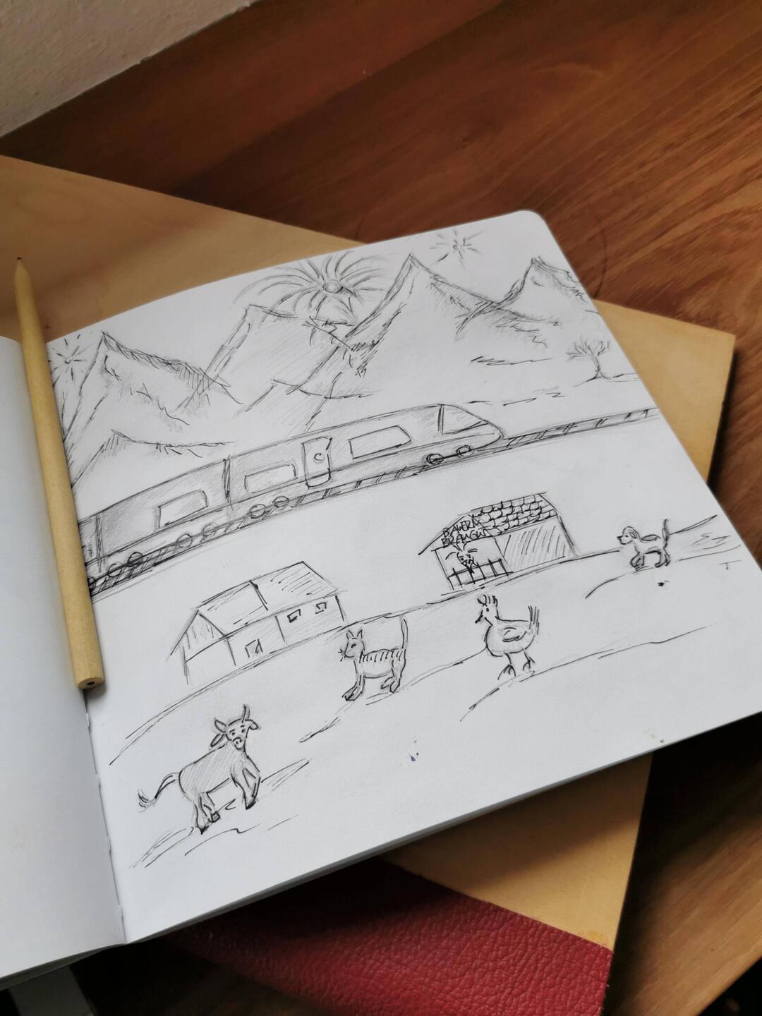 Janet hat sich noch kreativ ausgelassen und einen tollen Eintrag ins Gästebuch gezaubert 🤗