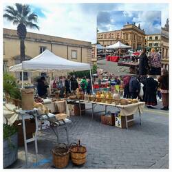 Kleiner Trödelmarkt in Noto