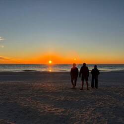 Sunset at Coquina Beach