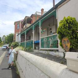 Maison typique dans le quartier South Hobart