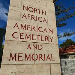 Entrance to the cemetery