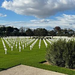 View of the 2,800 graves