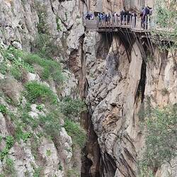 La parte più avventurosa del viaggio: Caminito del Rey, sospesi a 100 mt di altezza