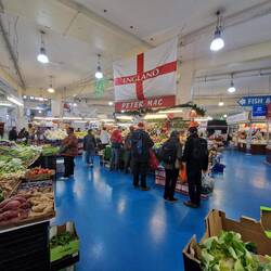 Buying veggies for Christmas Day