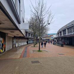 Not much going on away from the main street