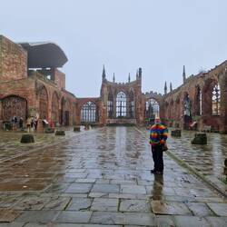 The old Cathedral which was bombed
