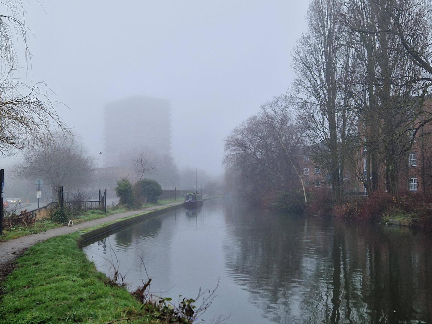 Our mooring just outside Coventry Basin