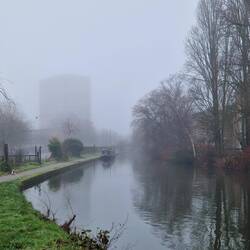 Our mooring just outside Coventry Basin