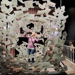 Scene from the first Harry Potter movie.