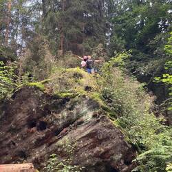 Die Felsen müssen natürlich auch genutzt werden