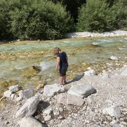 Das frische Wasser testen