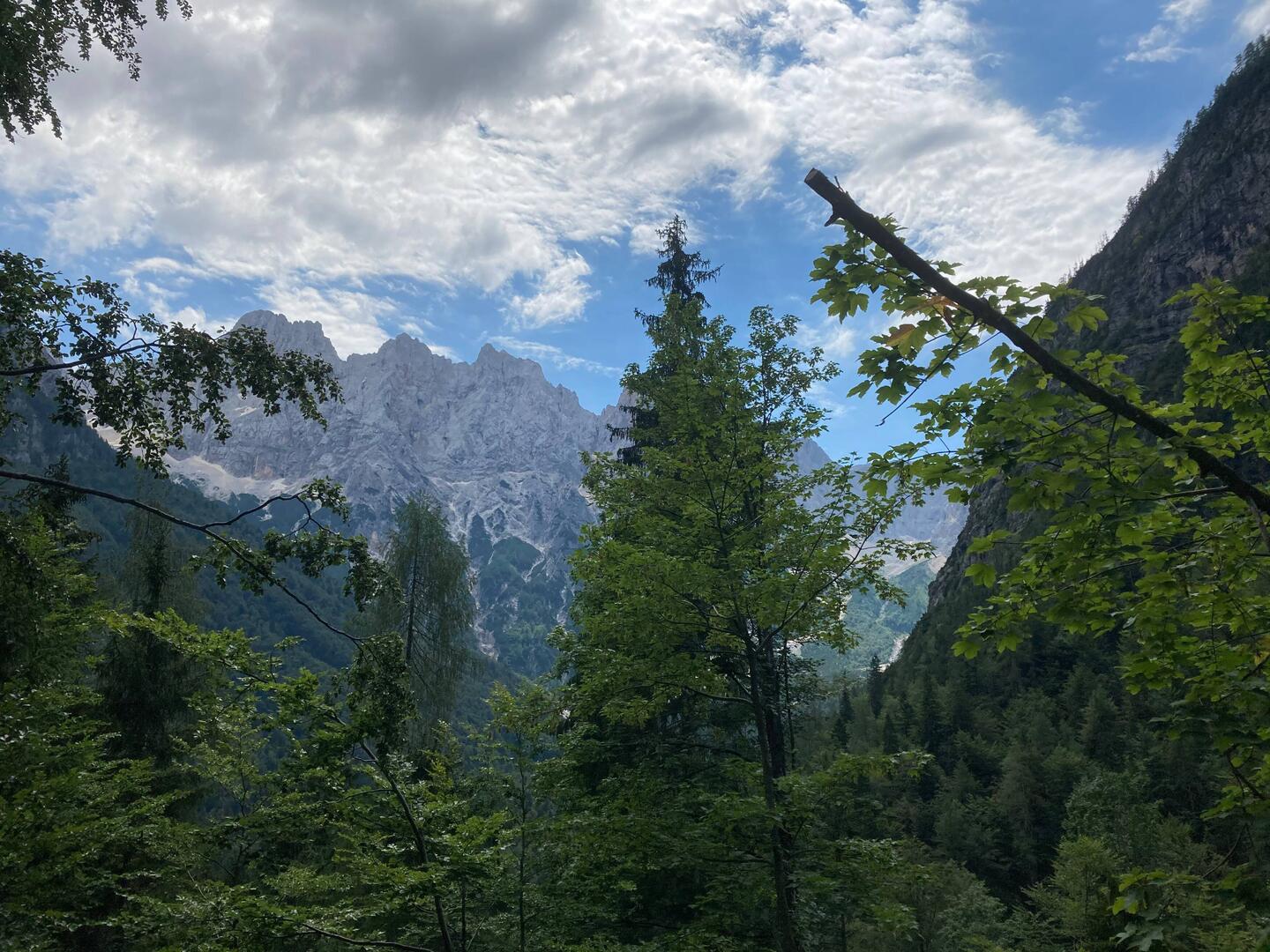 Aussicht vom Vršič Pass