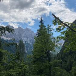 Aussicht vom Vršič Pass