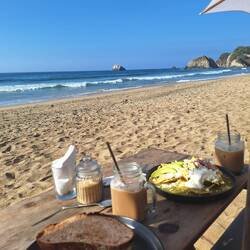 Frühstück am Strand