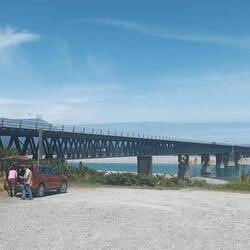 737 m - Brücke über den Haast River auf dem SH 6