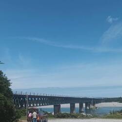 mit 737 m längste einspurige Brücke Neuseelands