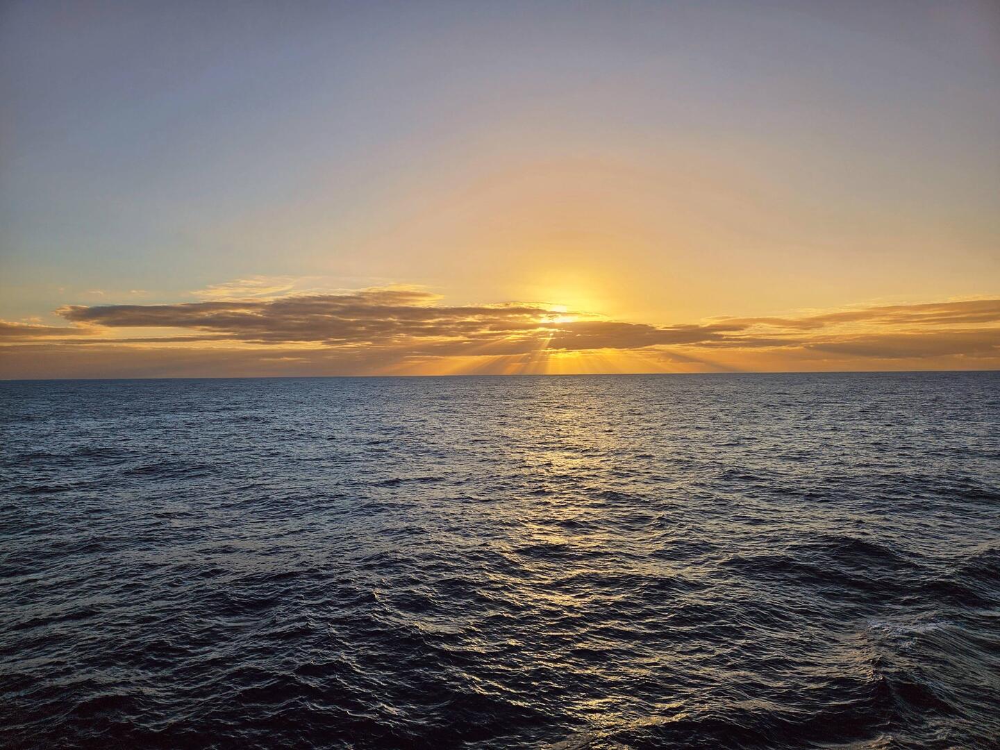 I'll try to resist the temptation to post endless sunset photos